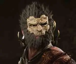 金身怒目面