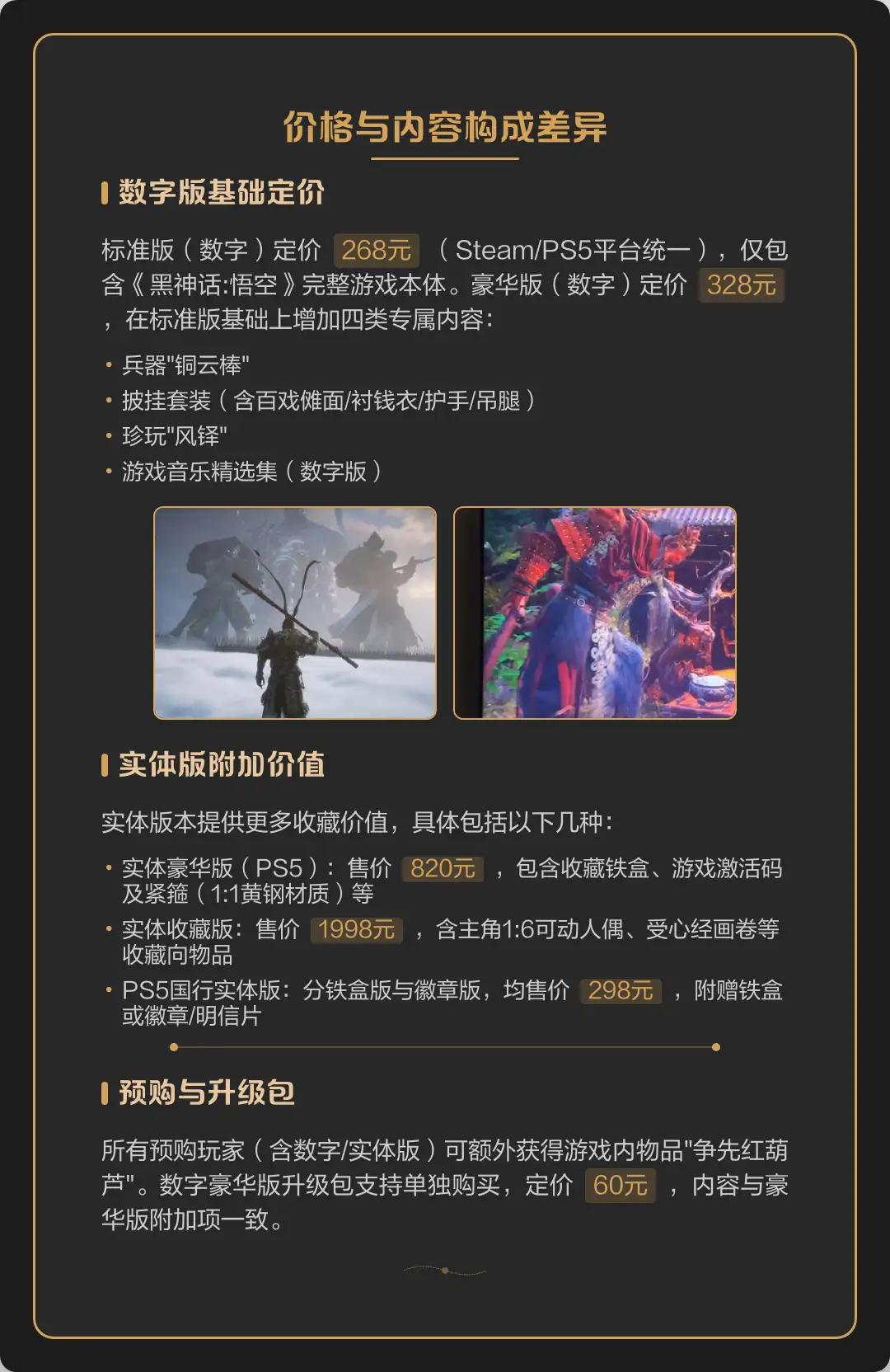 黑神话悟空 Steam售价是多少？全面解析定价、版本与购买指南